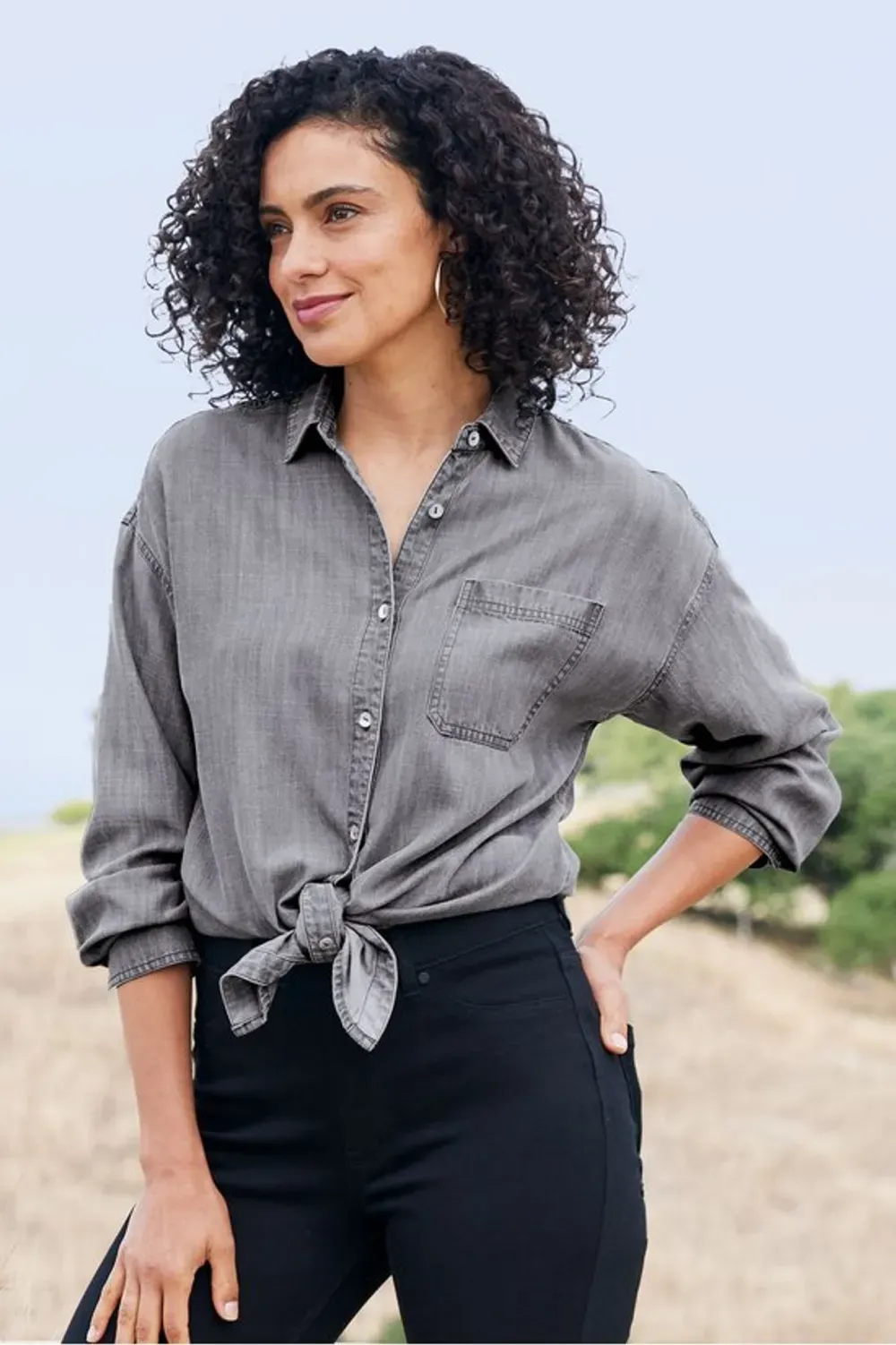 Je Veux Long Sleeve Big Shirt