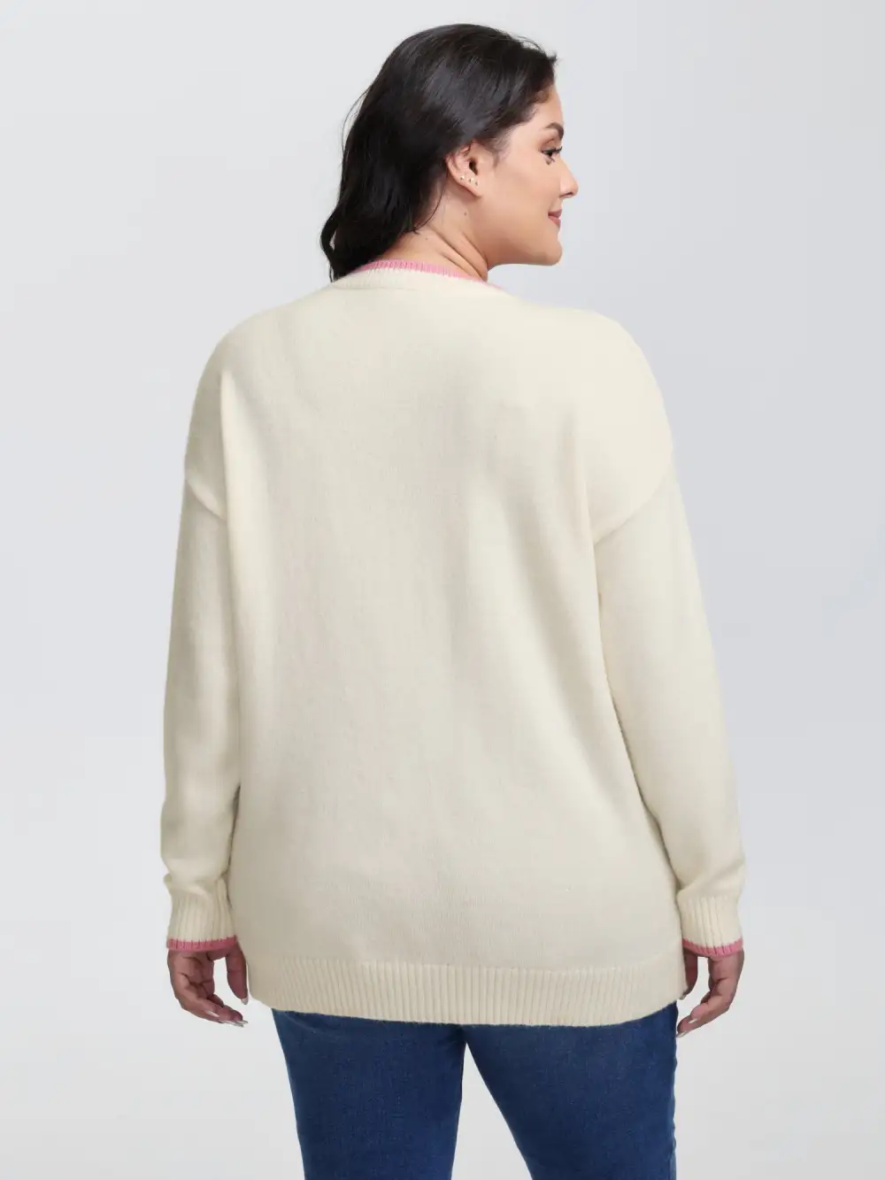 Cute Pet Pattern Jacquard Pullover