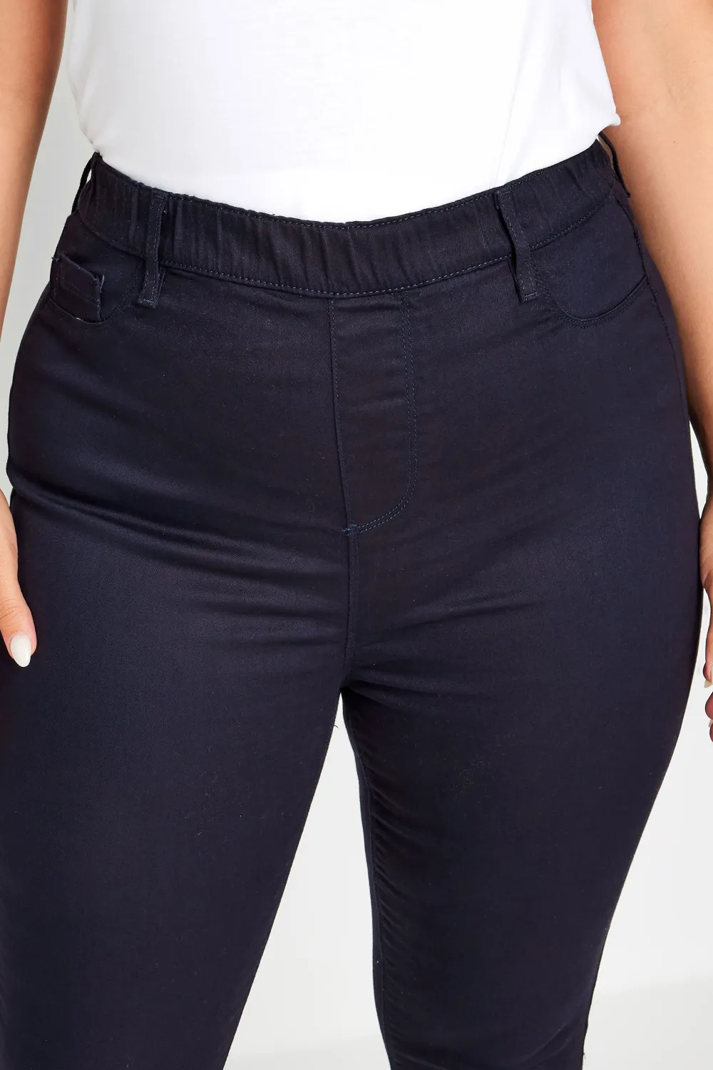 YOURS Curve Rose Pink Cropped Stretch GRACE Jeggings