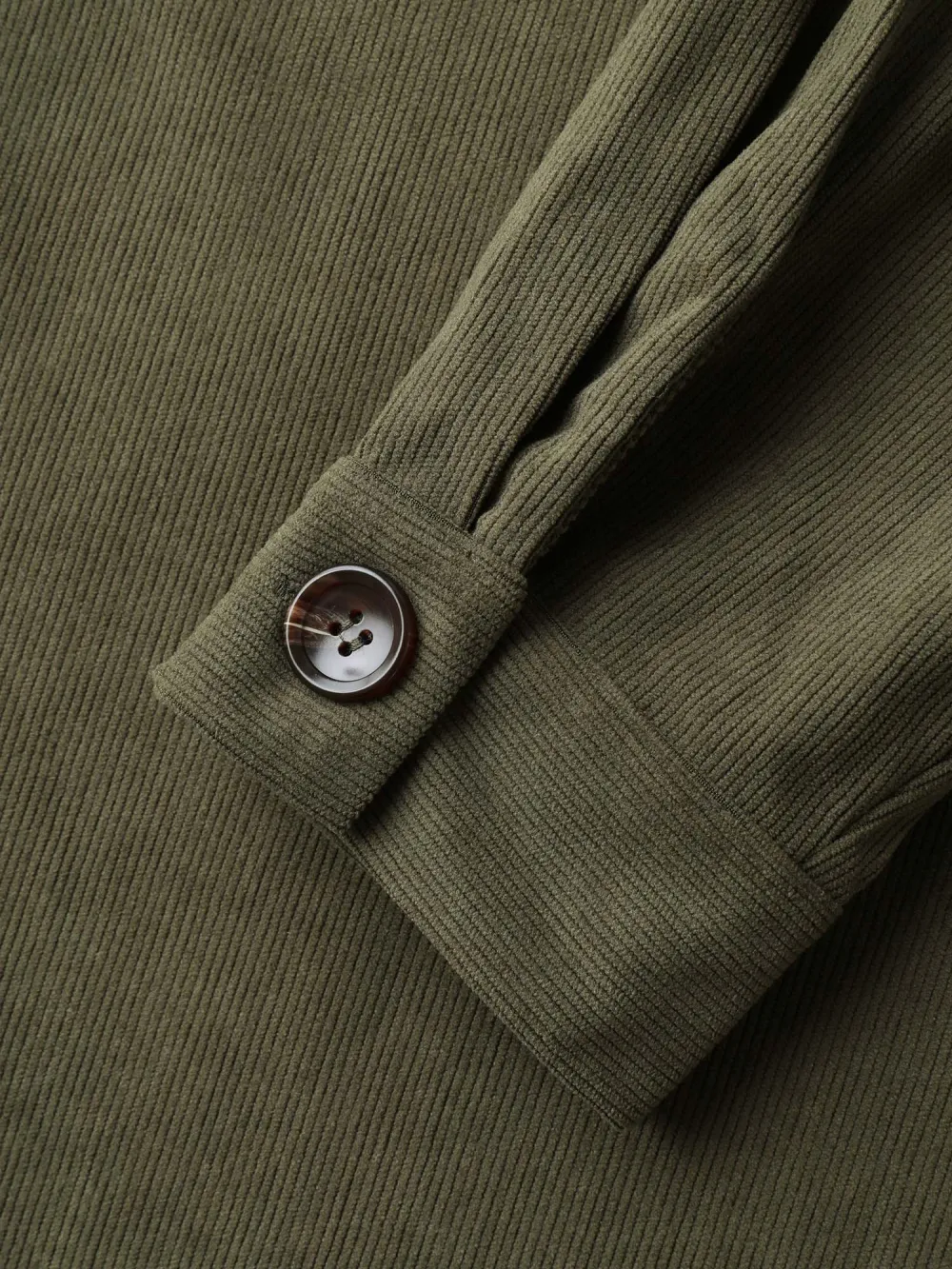 Hooded Button-Front Pockets Jacket