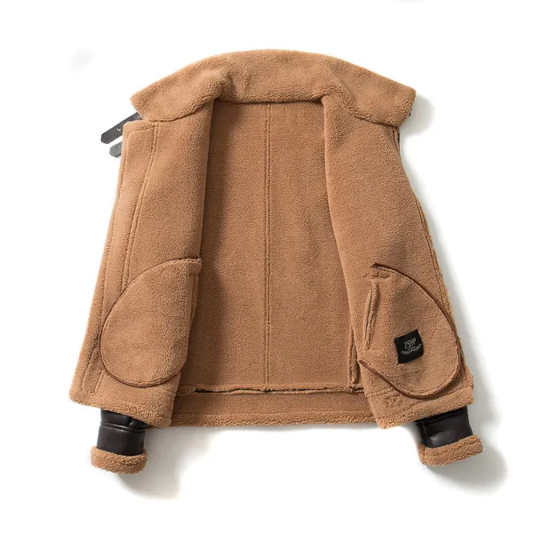 The Flying Tigers Men's Sheepskin Bomber Jacket Luc. 110