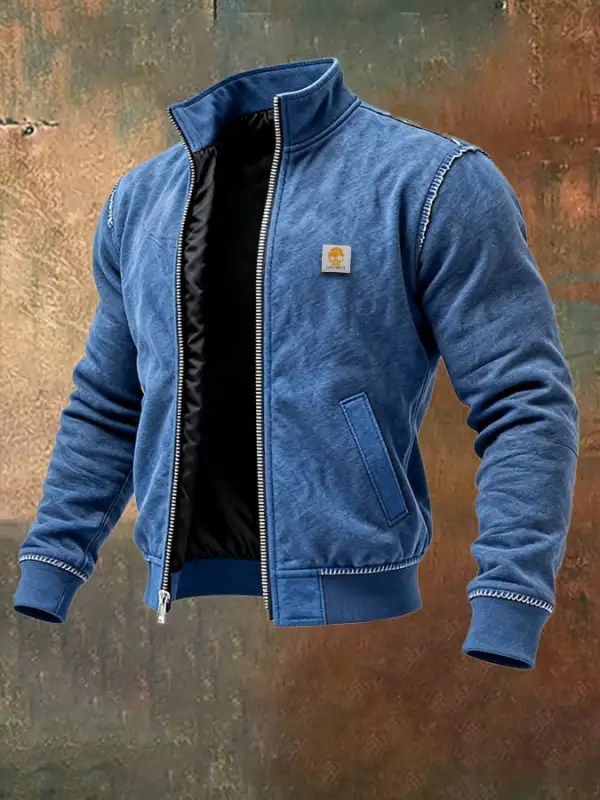 Men's Vintage Comfortable Multi-Pocket Outdoor Jacket