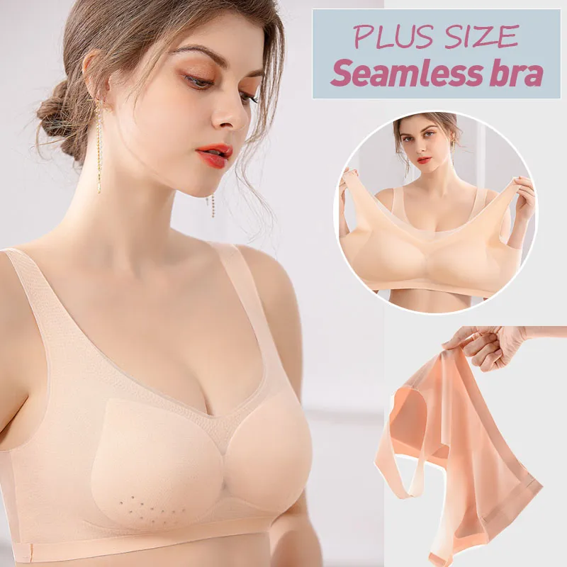 Plus Size Ultra-thin Ice Silk Bra(New Arrival)