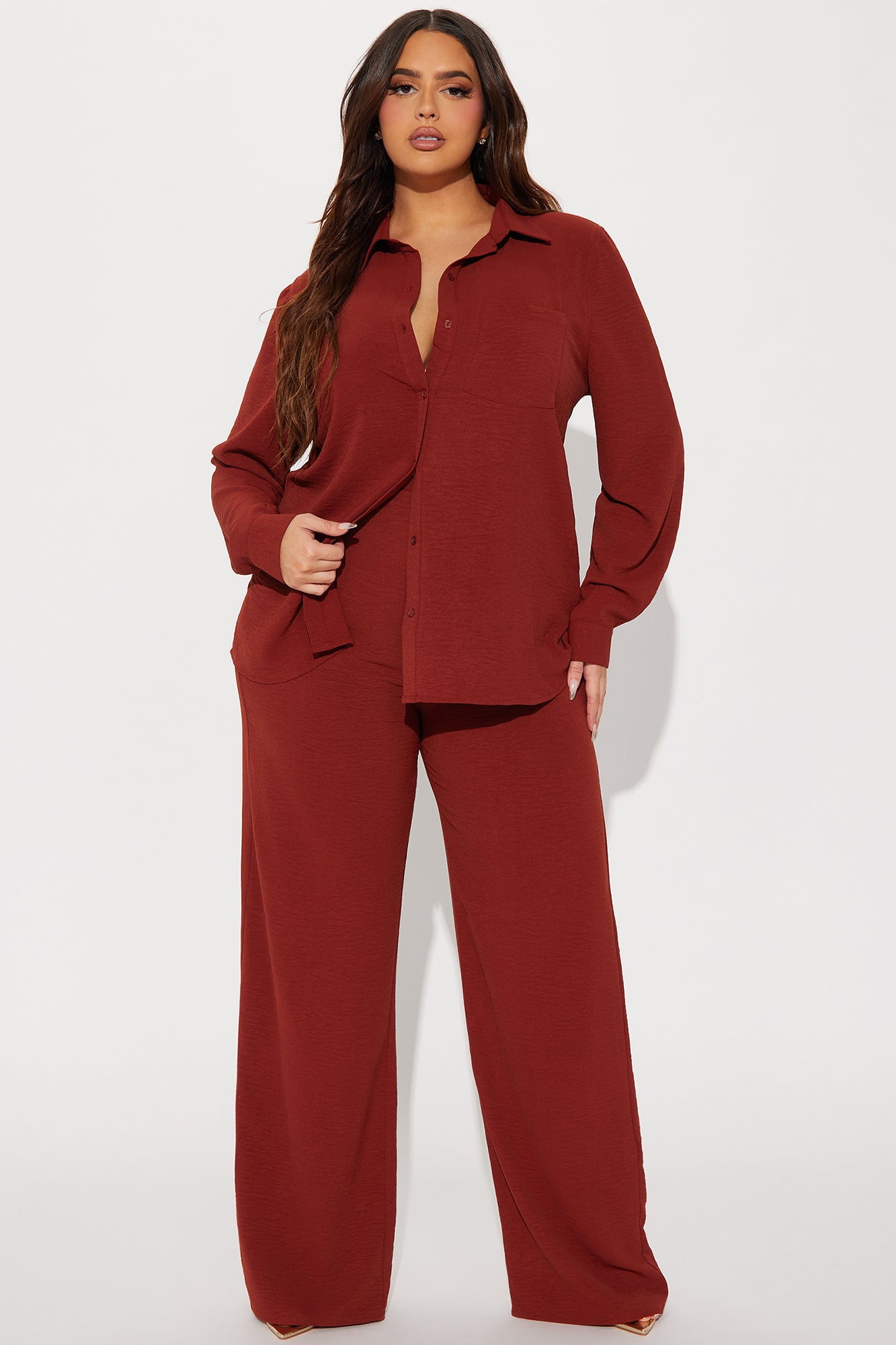 Makenzie Pant Set - Rust