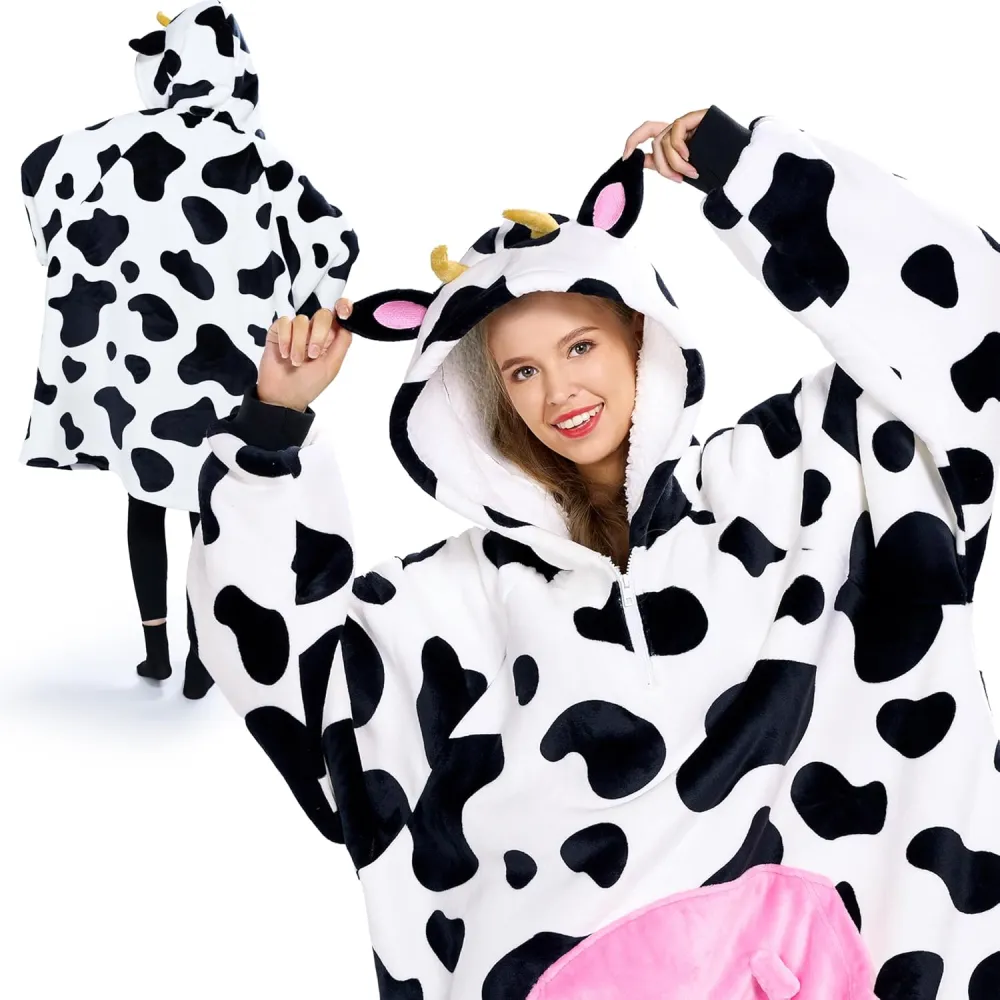 Panda Wearable Blanket Hoodie