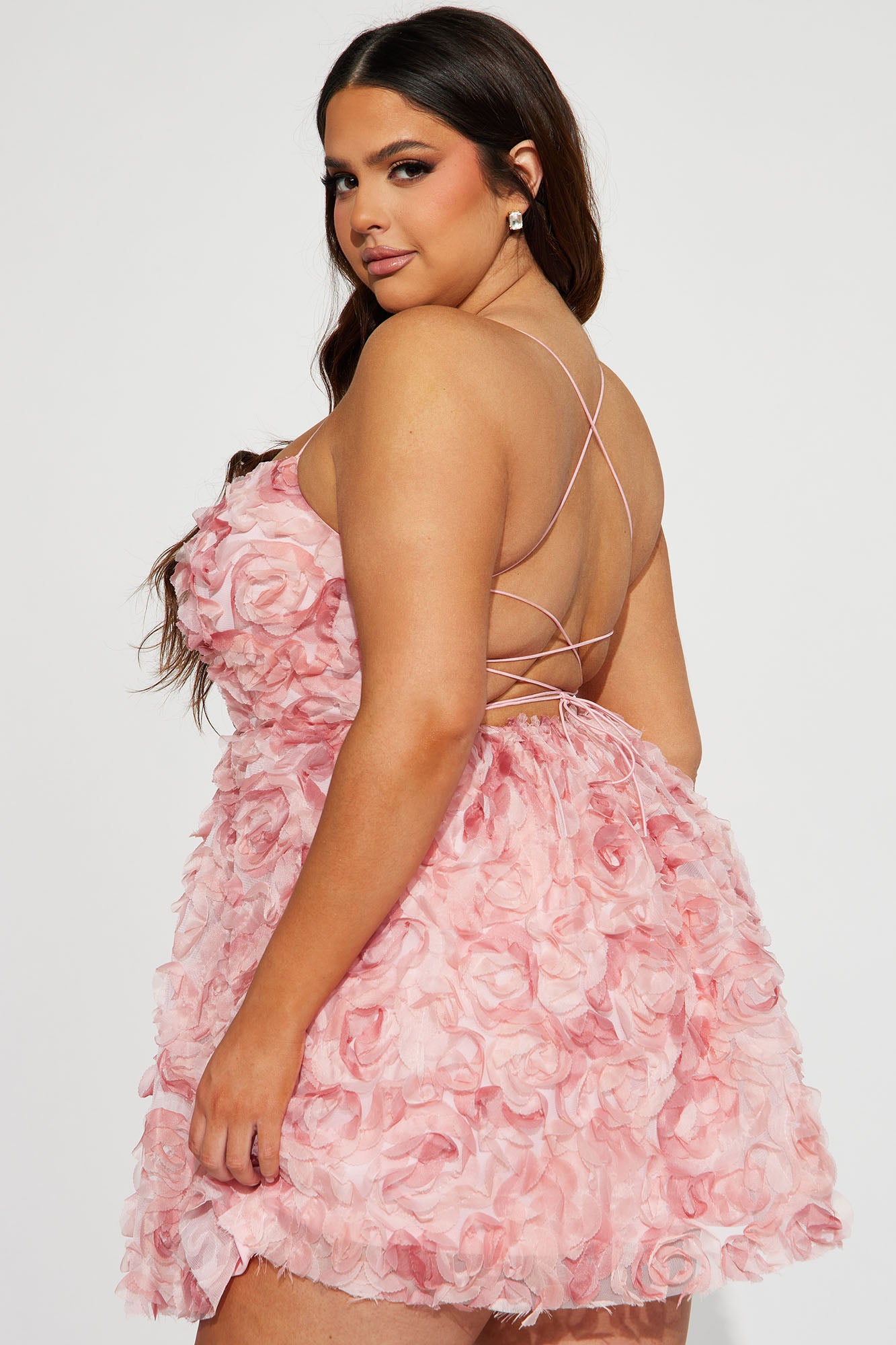 Flower Baby Mini Dress - Pink