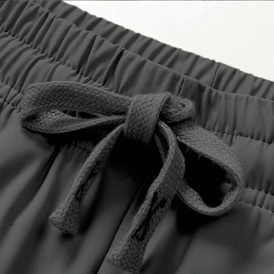 Women's Ice Silk Drawstring Pants – Lightweight, Breathable, Casual Summer Wear for Outdoor & Hiking