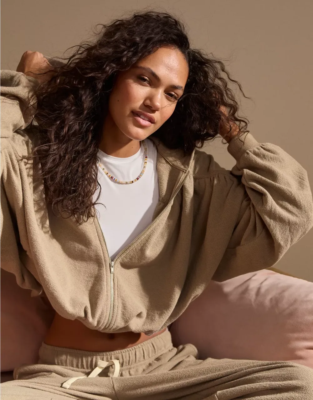 Women's 2-Piece Set: Soft Life Full Zip Sweatshirt & Soft Life Trouser