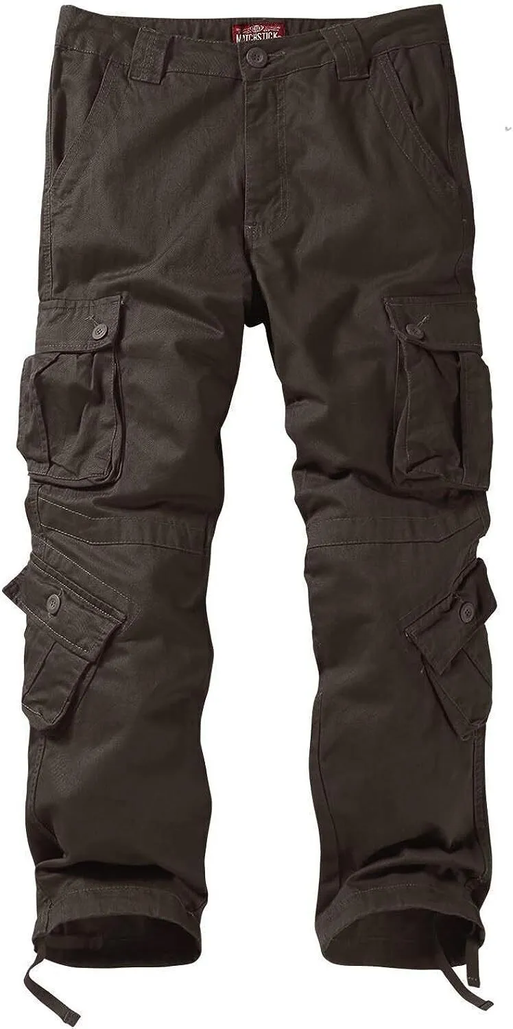 8 - Pack Match Men's Wild Cargo Pants