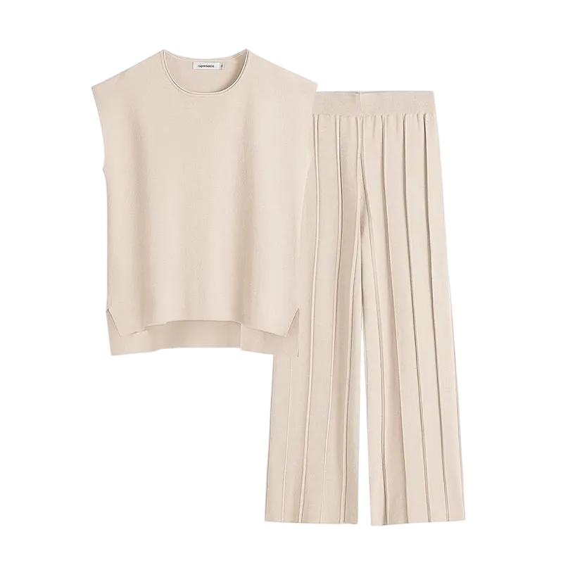 Women’s Crewneck & Wide Leg Lounge Set