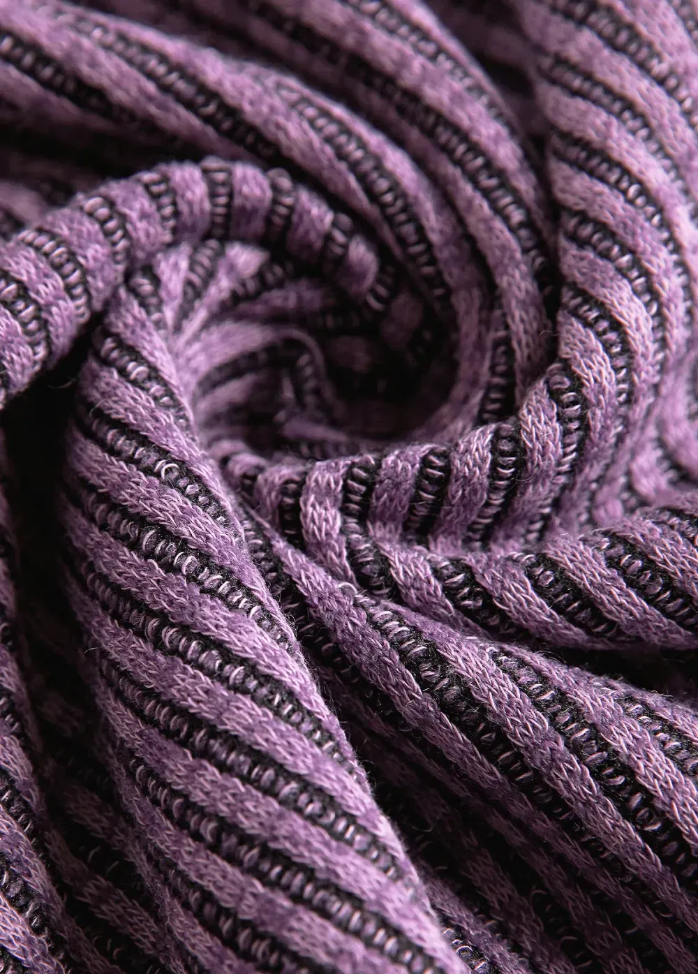 Dusty Purple Patchwork A Line Long Sleeve Dress