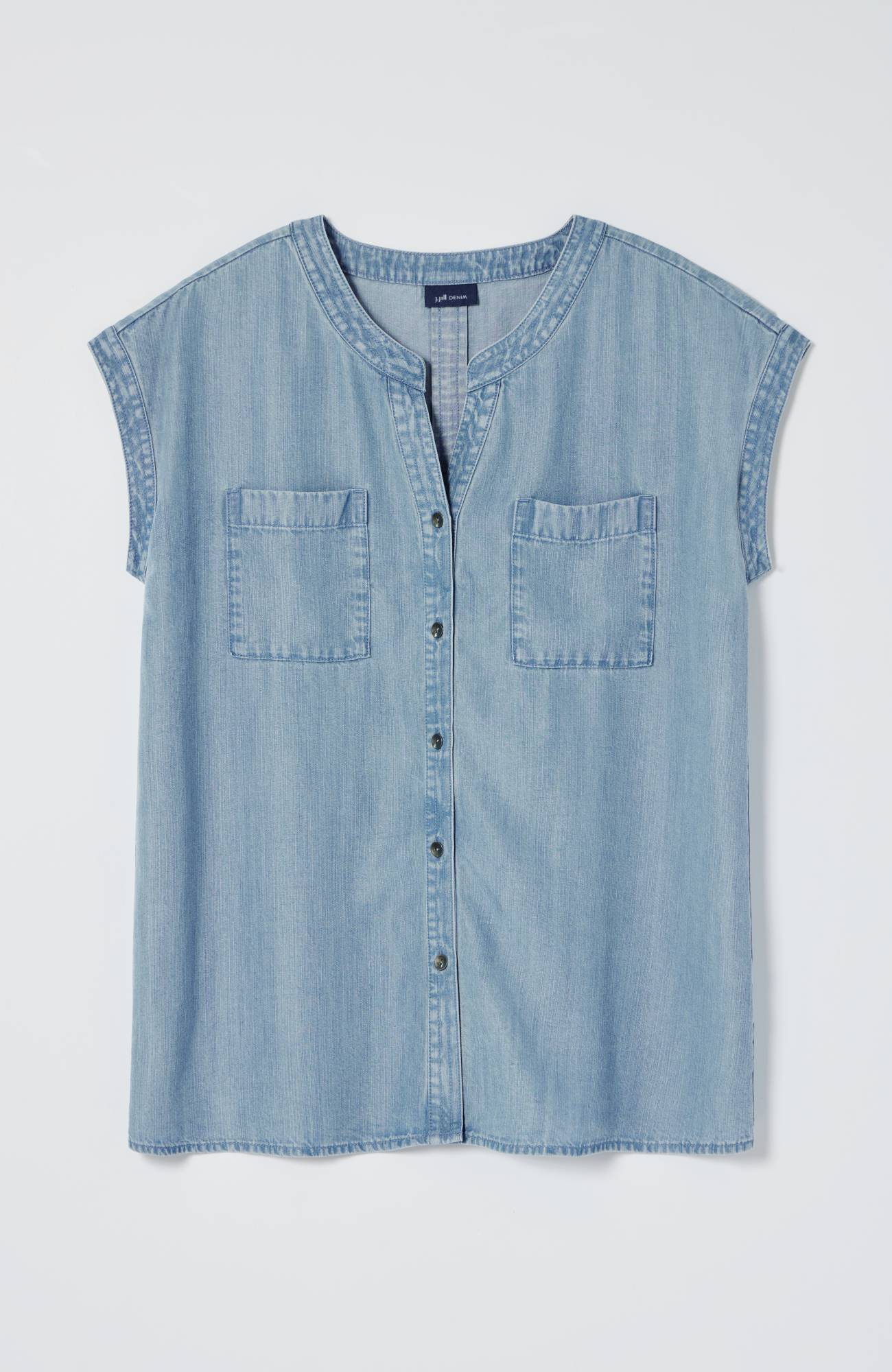 Indigo Patch-Pocket Shirt