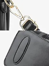 Women's Burgundy Handbag with Embossed Pattern and Pearl Leaf Charm – Stylish Shoulder and Tote Bag for Office, Daily, and Evening Use