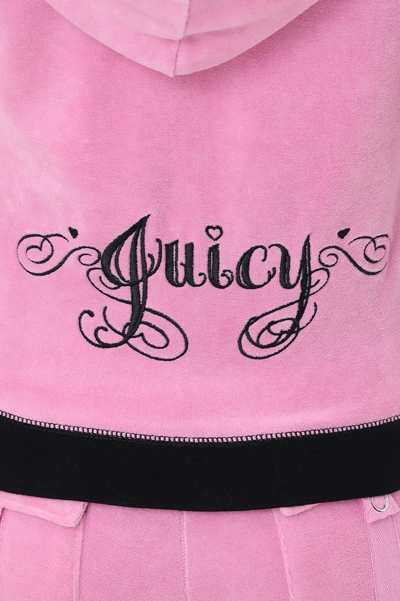 Sweetheart Cotton Velour Hoodie