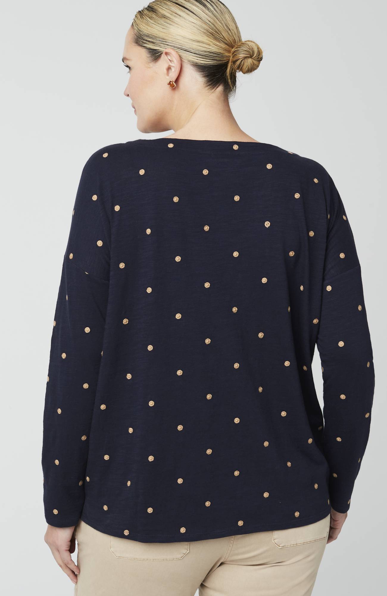 relaxed boat-neck tee