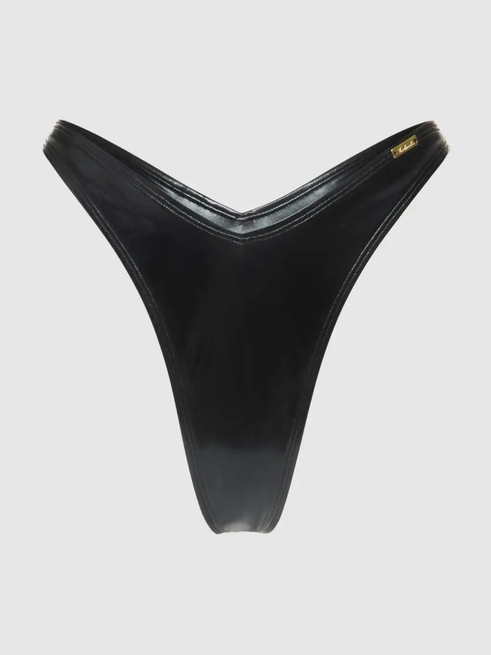 Frederick's Of Hollywood Onyx Swim Tanga Bottom