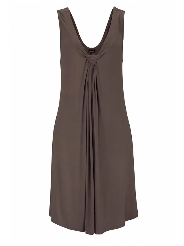 Women's Plus Size Pajamas Nightgown Nightshirt Dress Pure Color Simple Casual Soft Home Daily Bed Polyester Breathable Straps Sleeveless Summer Spring Black Wine