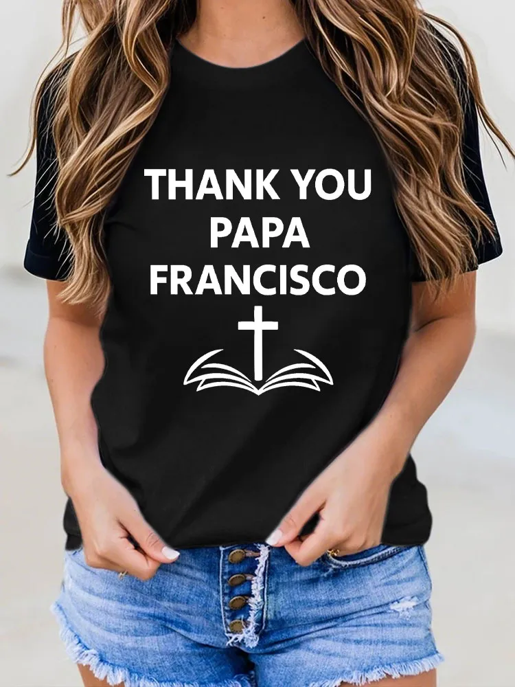 Women'S Thank You Papa Francisco T-Shirt