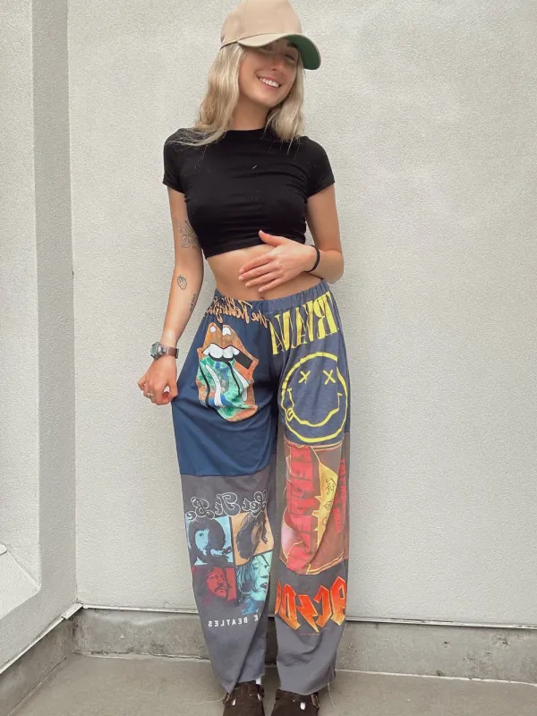BAND TEE PANTS