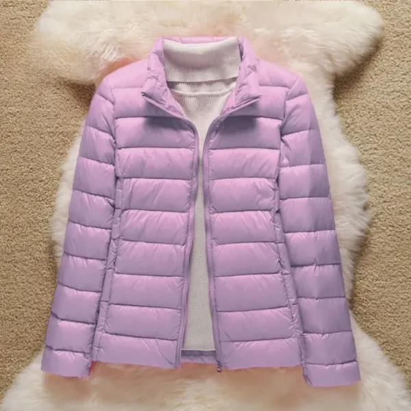 Ulla Padded Mid-Length Jacket | Lilac