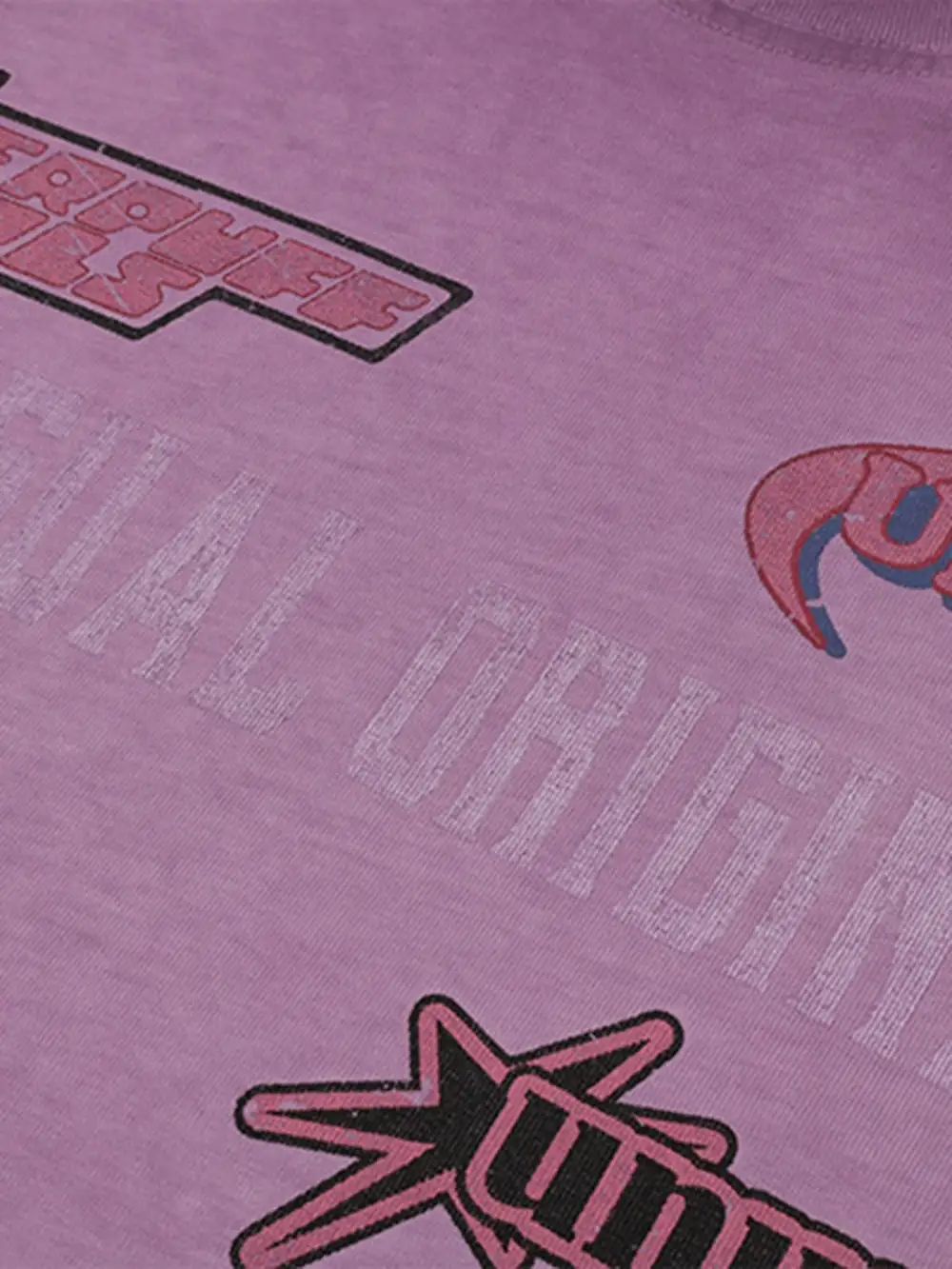 Retro High Street Letter Print Oversize Loose T-shirt - 1510