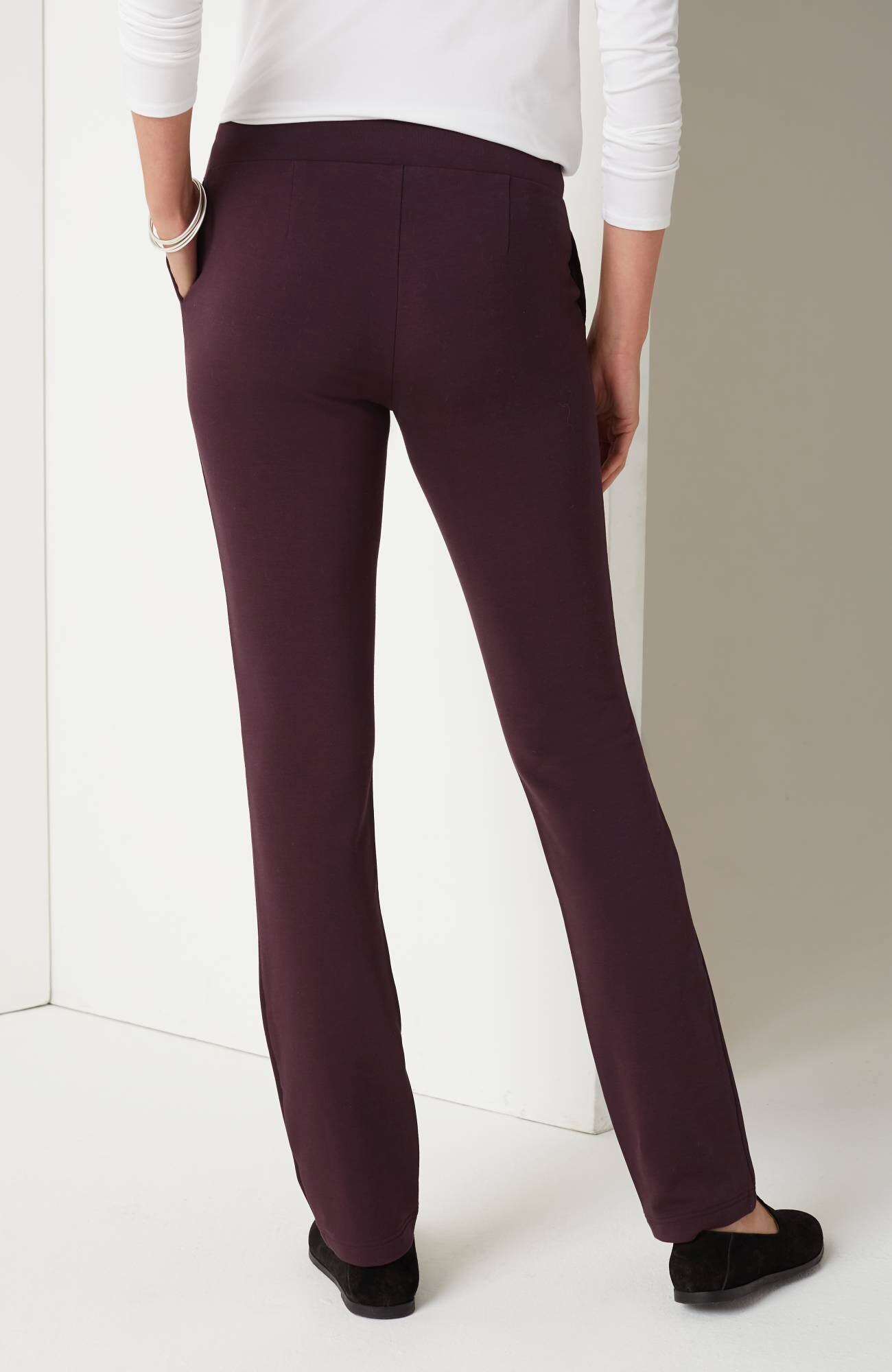 pure jill affinity slim-leg pants