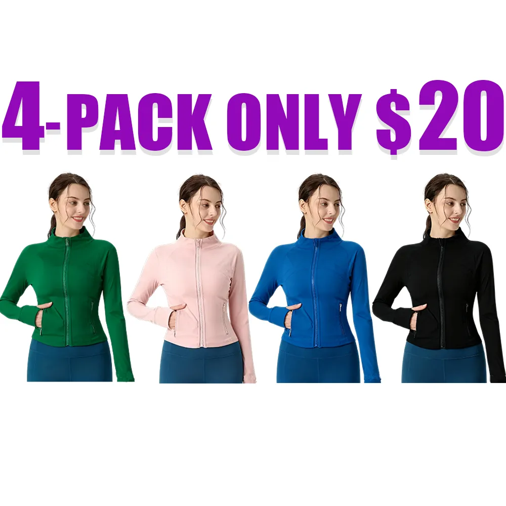Yoga Suit Gold Zipper Version Women's Yoga Jacket, Sports Stand Up Collar Jacket, Fitness Slim Fit and Slimming Top, Women Workout Clothes