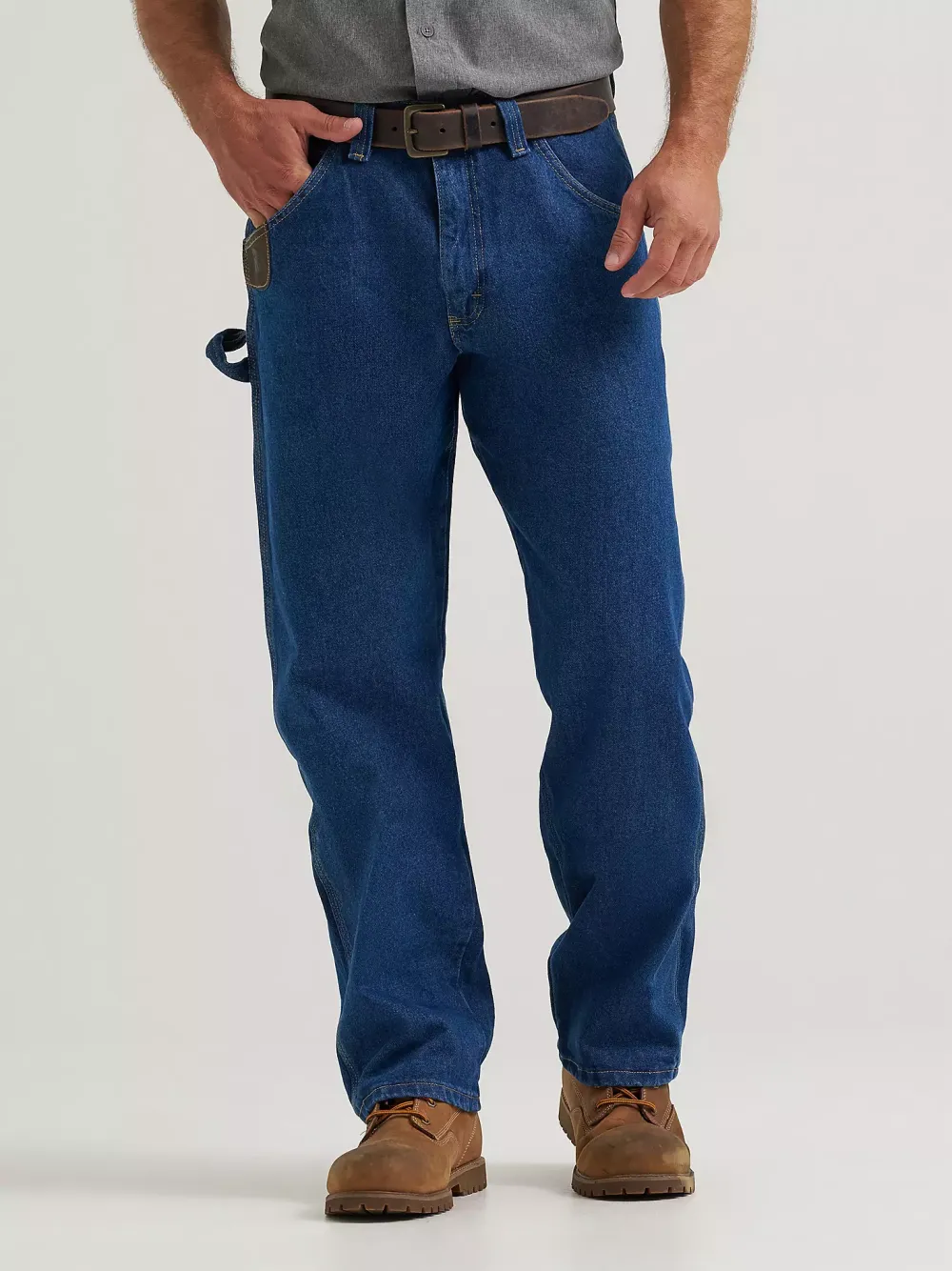WRANGLER RIGGS WORKWEAR WORK HORSE JEAN - RELAXED FIT IN ANTIQUE INDIGO