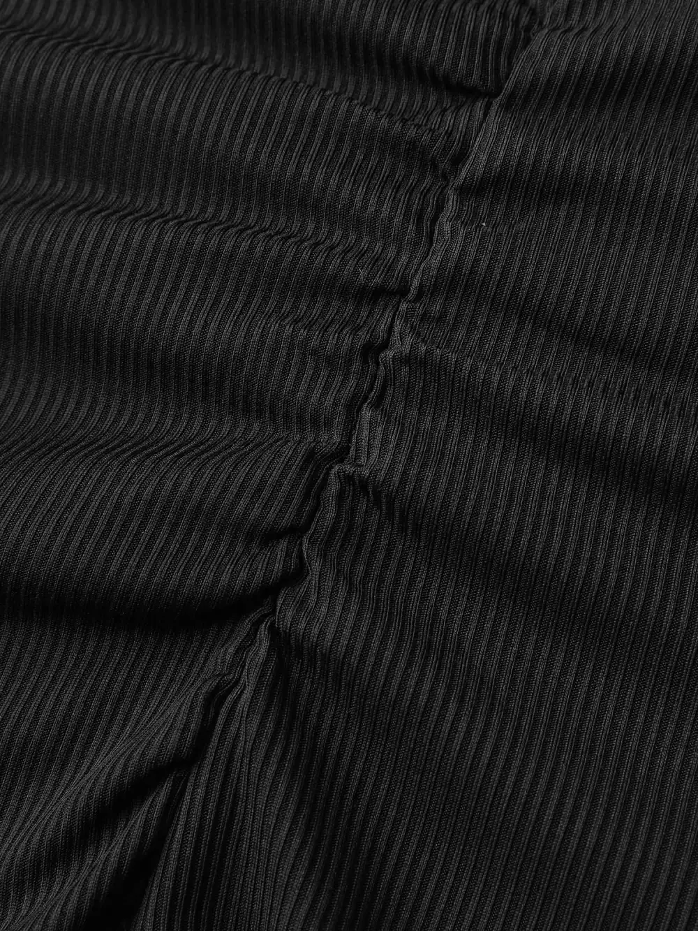 Asymmetric Gathered Fitted Vest