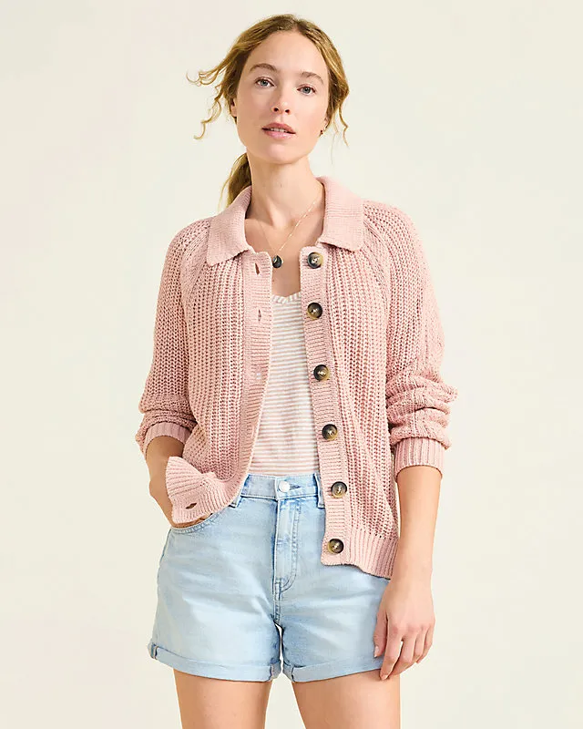 Maren Linen & Organic-Cotton Cardigan