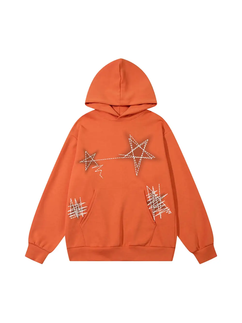 Graffiti Five-pointed Star Hoodie