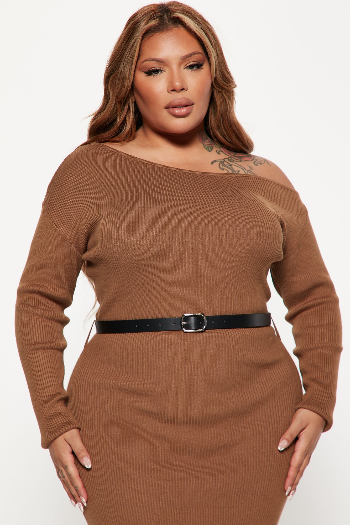 Joselin Sweater Maxi Dress - Mocha