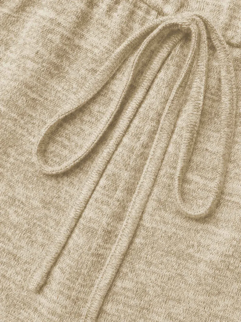 Elastic Waist Overlap Collar Lounge Jumpsuit