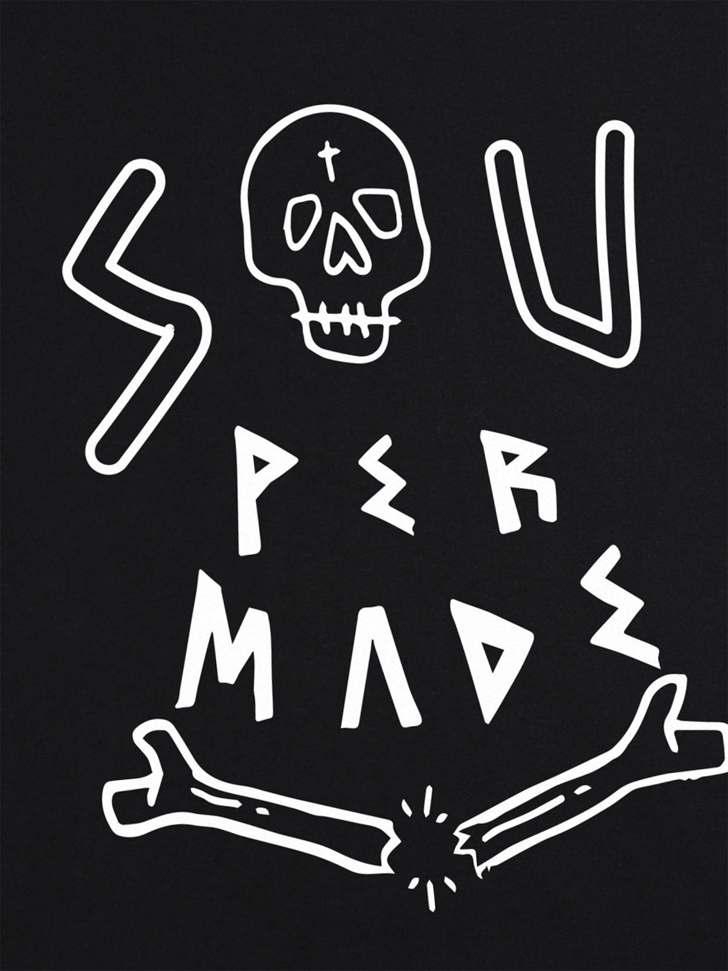 Skull Print T-shirt - 1991