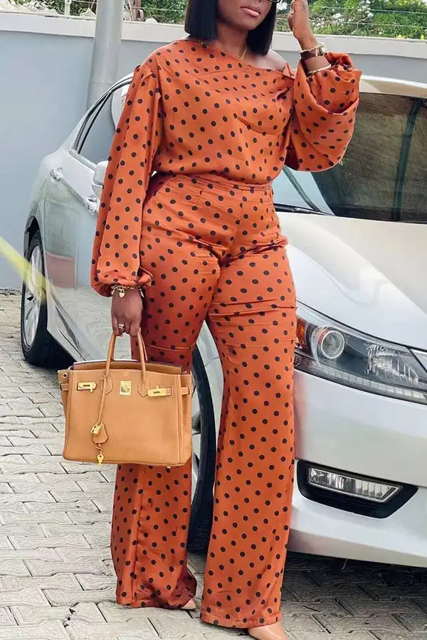 Polka Dot Pant Set