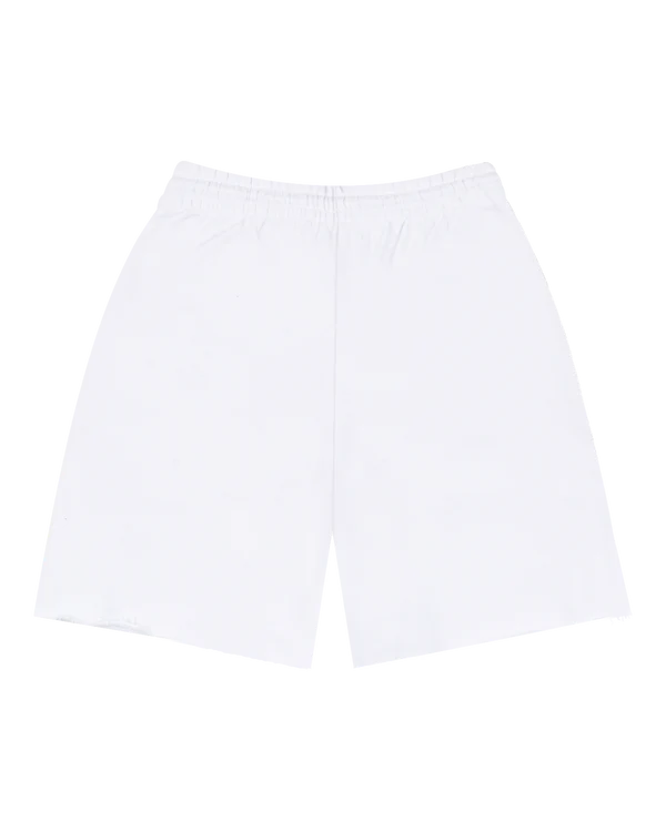 Denim University Sweat Shorts White