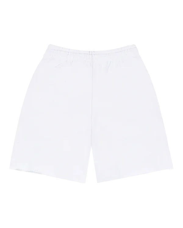 Denim University Sweat Shorts White