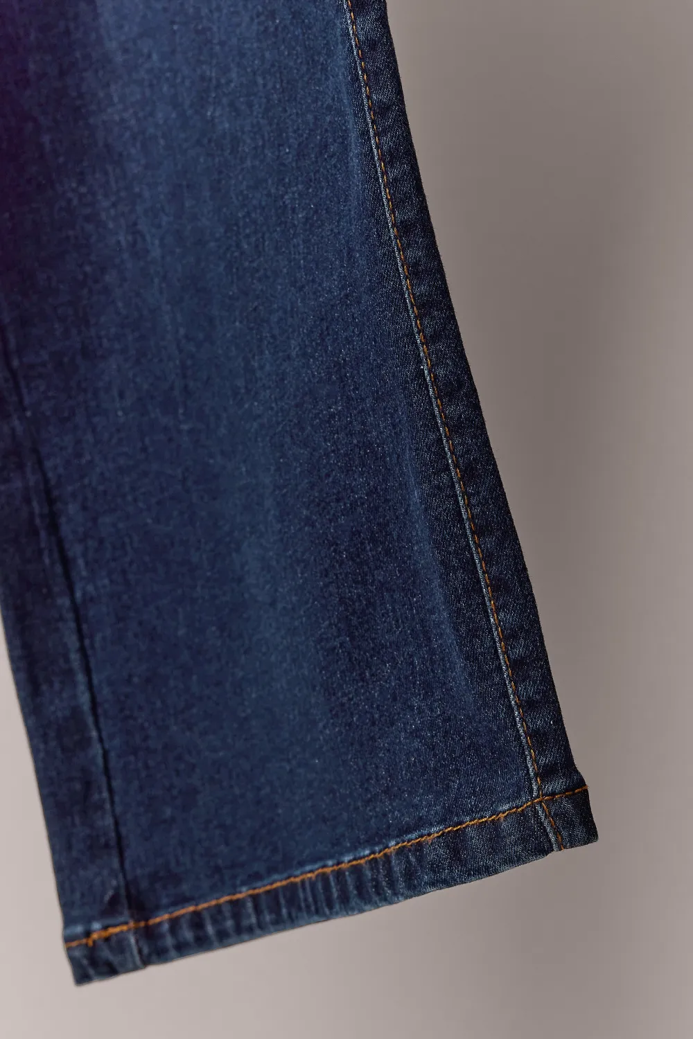 EVANS Curve Blue Mid Wash Straight Leg Jeans