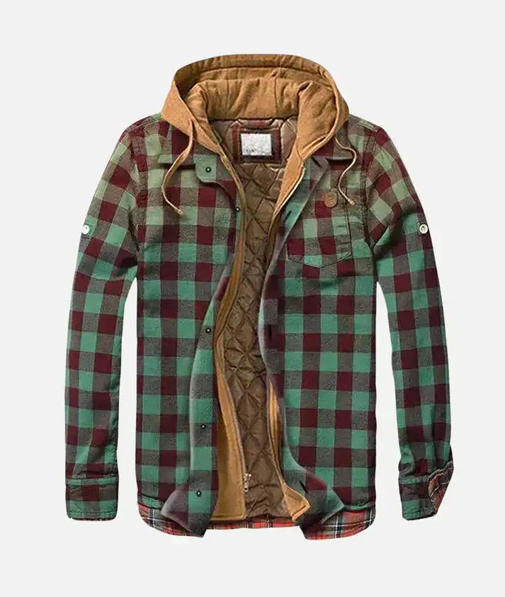 Alain – Patchwork Checked Jacket