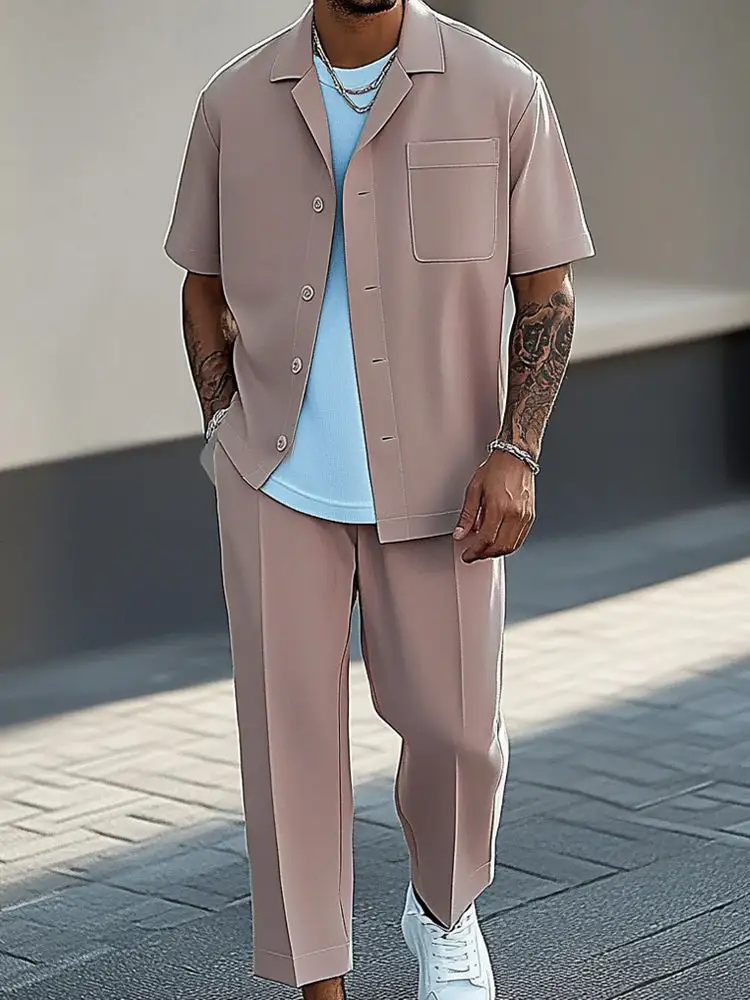 Urban Fashion 2-Piece Shirt Pants Set