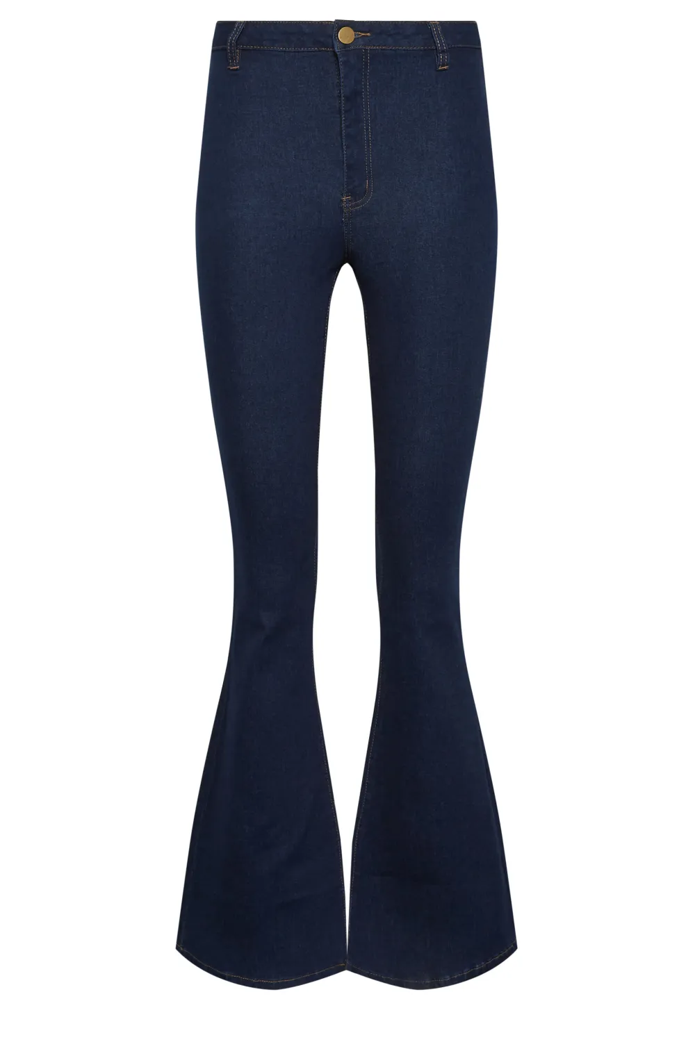 LTS Tall Black Denim Flared Jeans