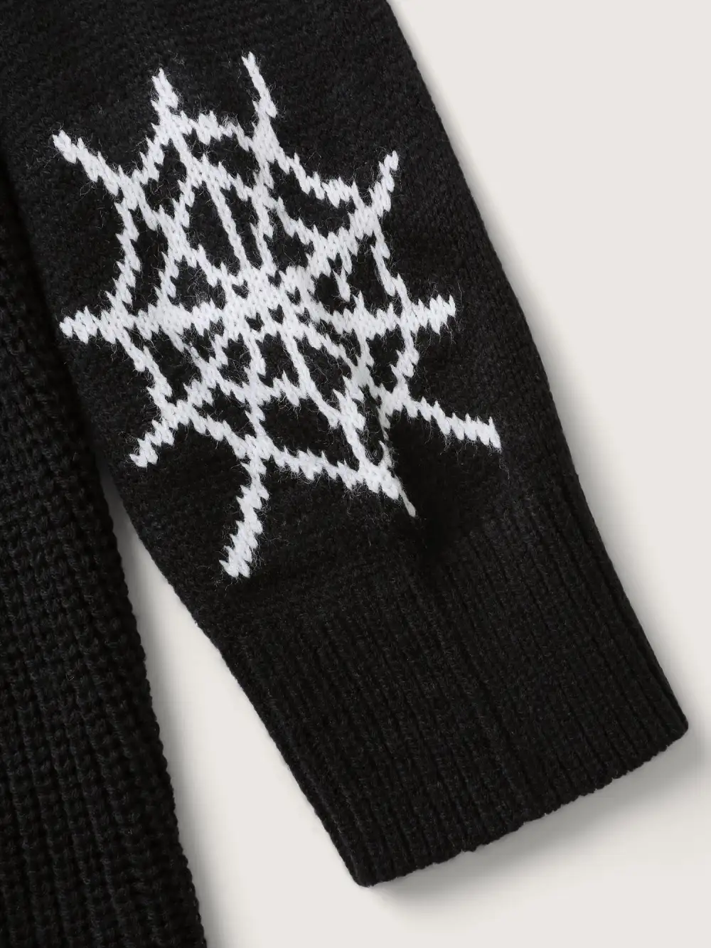 Spiderweb Waist-Cinched Flared Pullover