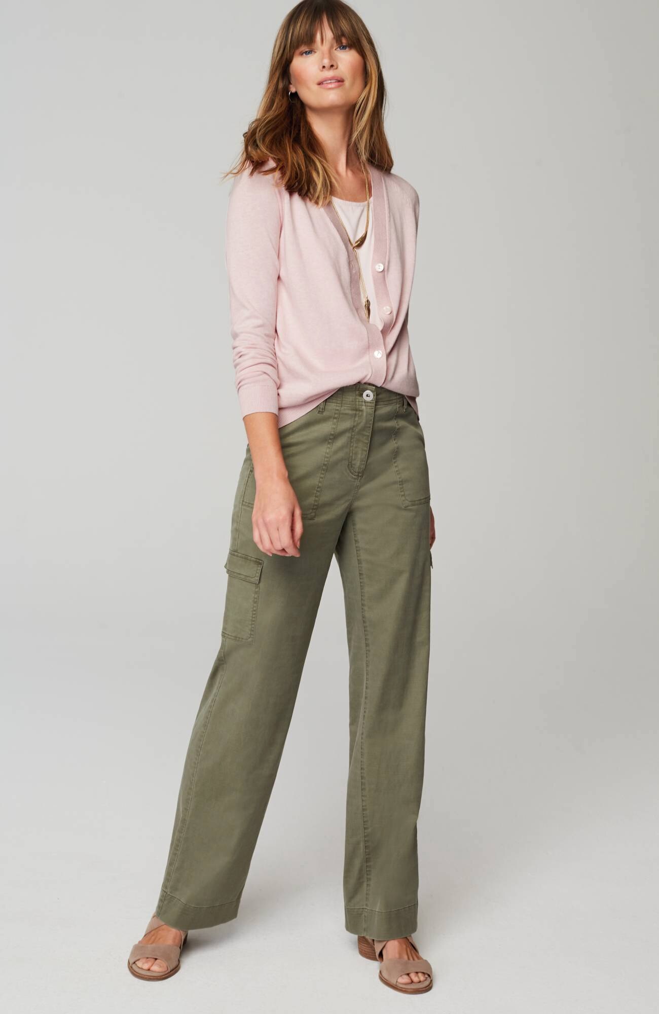 organically grown cotton v-neck cardi