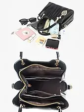 Women's Burgundy Handbag with Embossed Pattern and Pearl Leaf Charm – Stylish Shoulder and Tote Bag for Office, Daily, and Evening Use