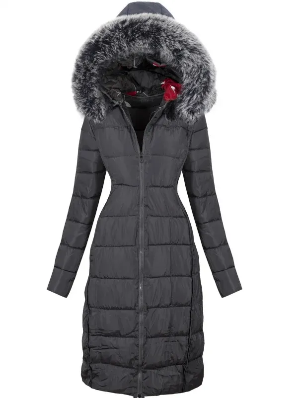 DOUBLE SIDED WINTER COAT SHARMAIN gray