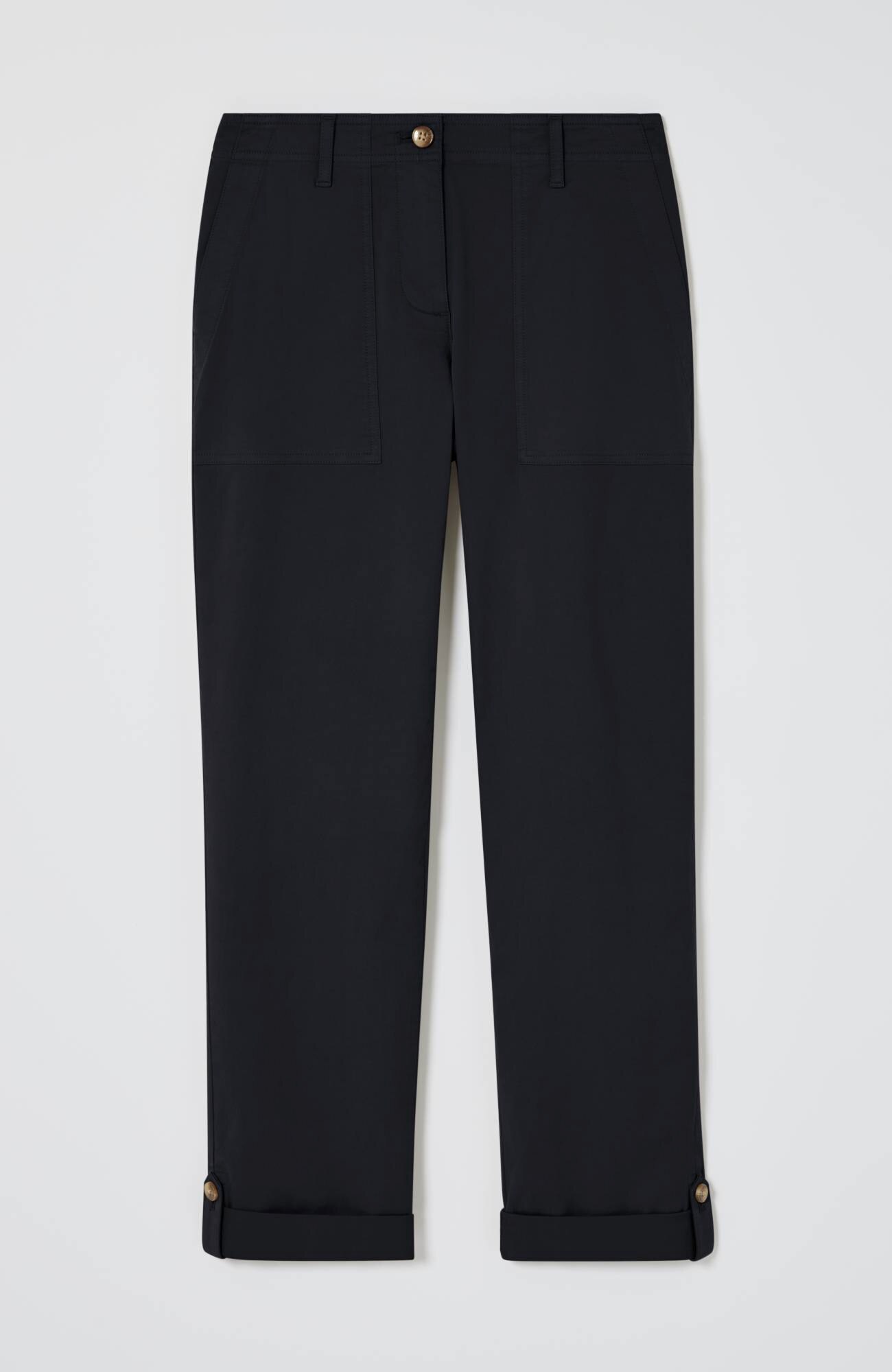Pima-Stretch Straight-Leg Chino Pants