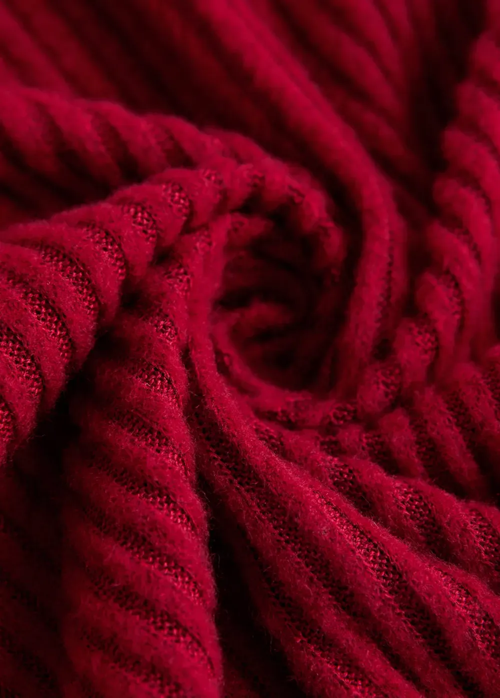 Wine Red Fake 2in1 A Line Dress