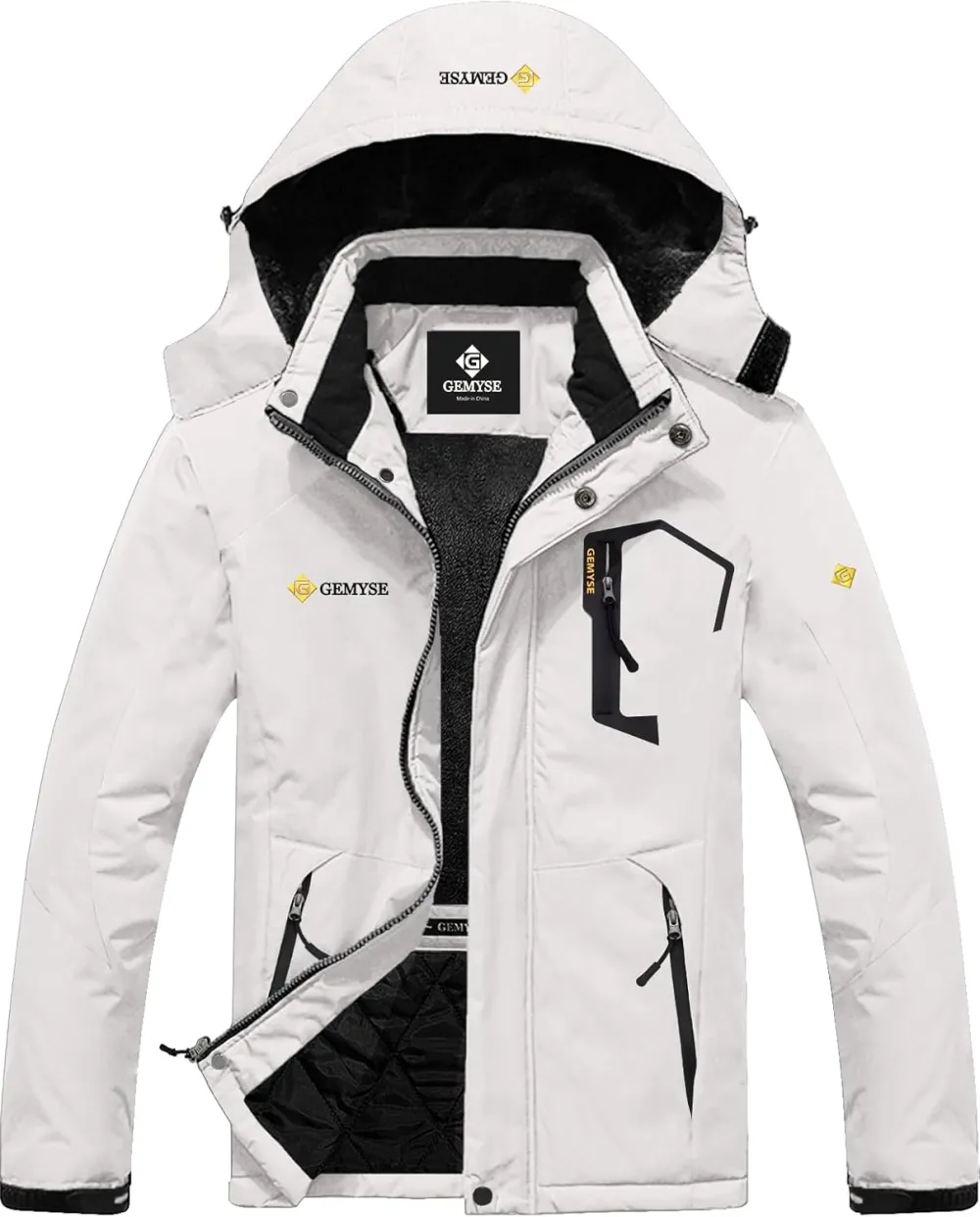 Men's Mountain Waterproof Ski Snow Jacket Winter Windproof Rain Jacket