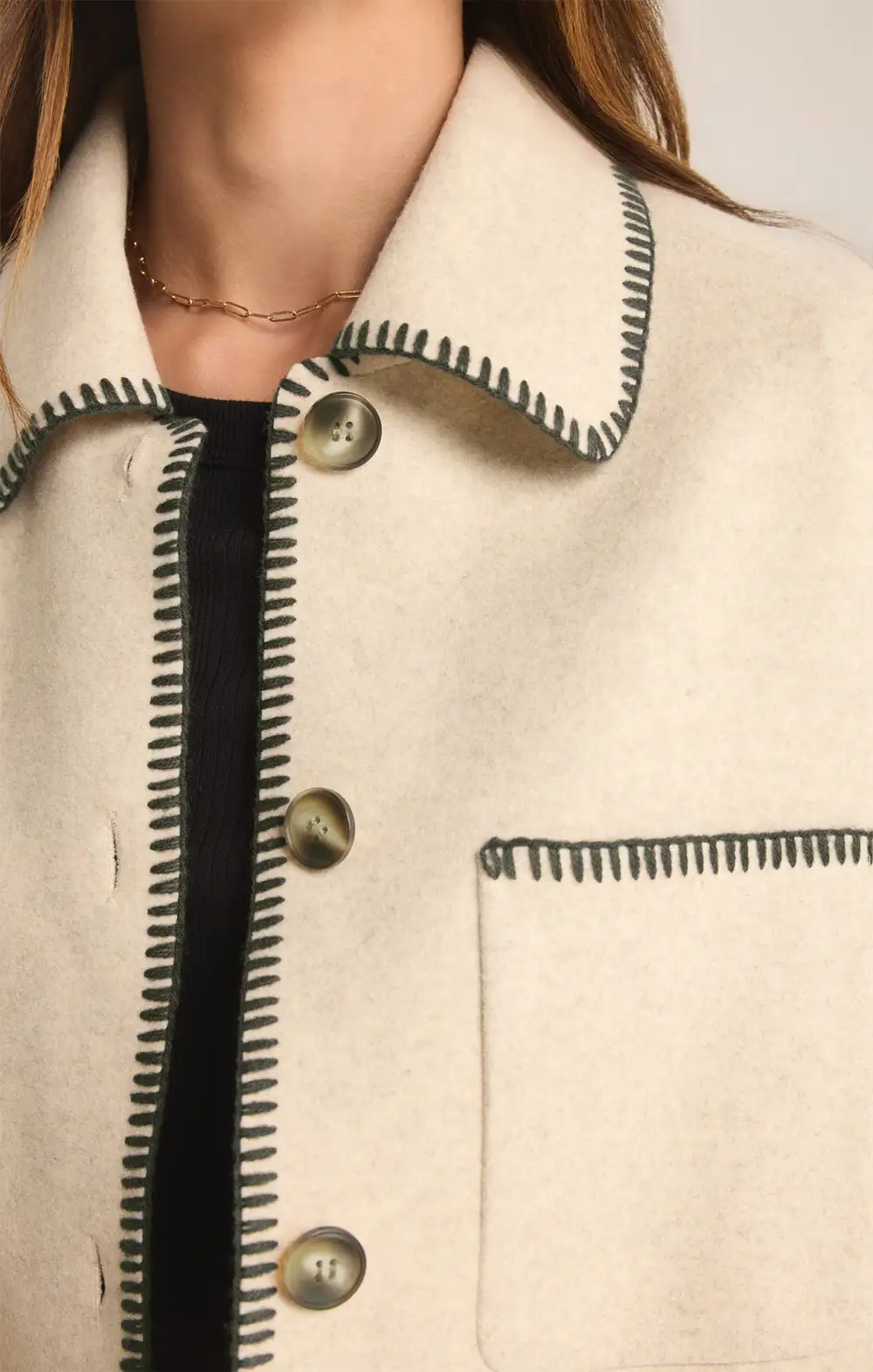 Olivia Whipstitch Jacket