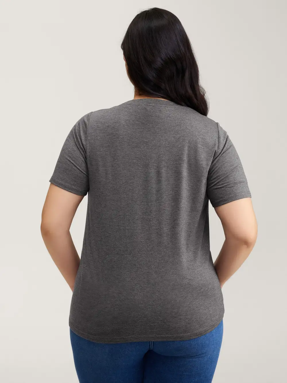 Dogs Print Round Neck T-Shirt